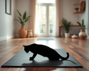 Joga: pozycja kota (Marjaryasana) – korzyści i instrukcja wykonania